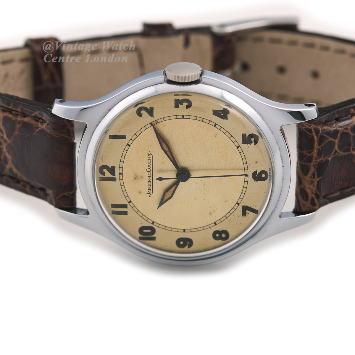 Jaeger LeCoultre Cal.478 C 1953 Steel Vintage Watch Centre