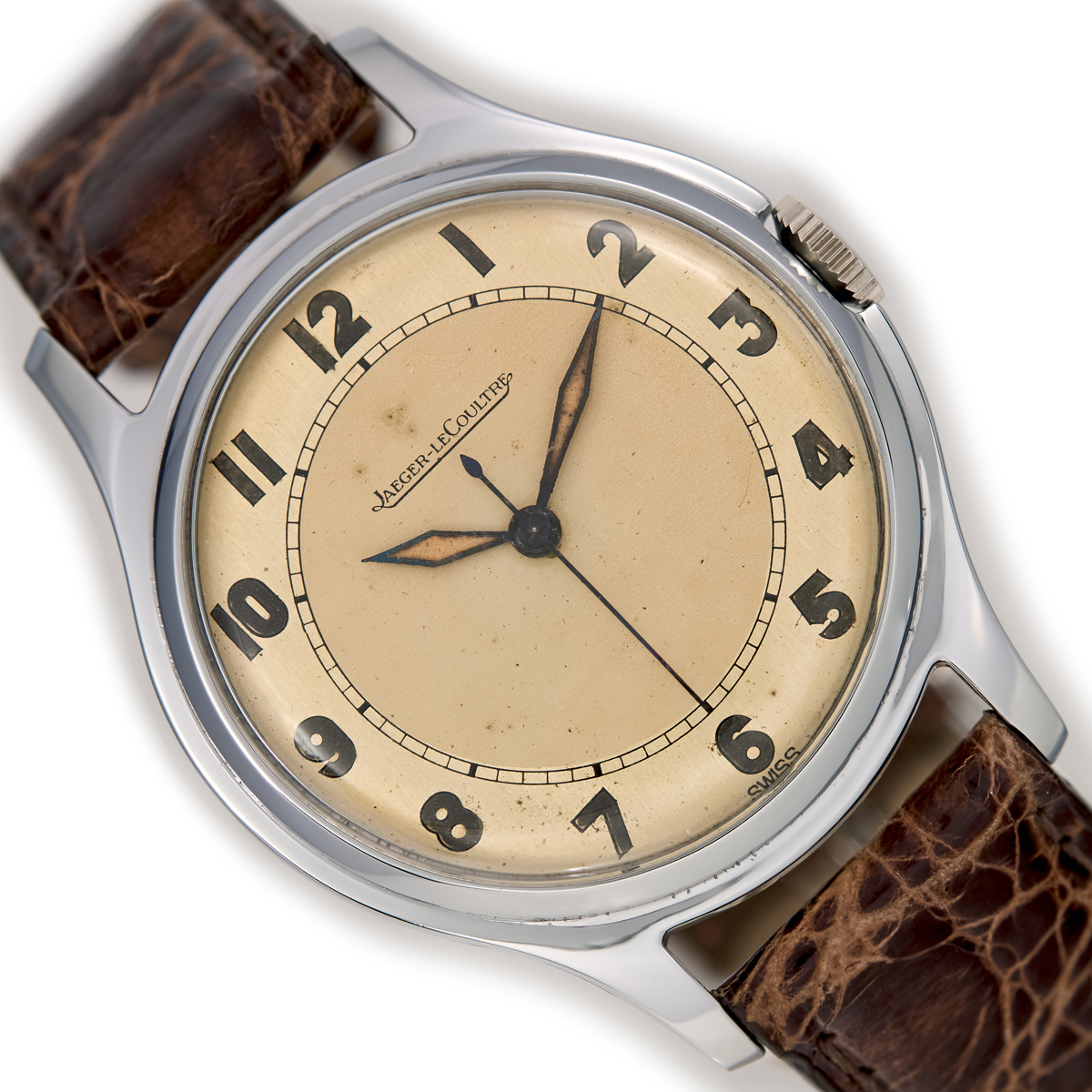 Jaeger LeCoultre Cal.478 C 1953 Steel Vintage Watch Centre