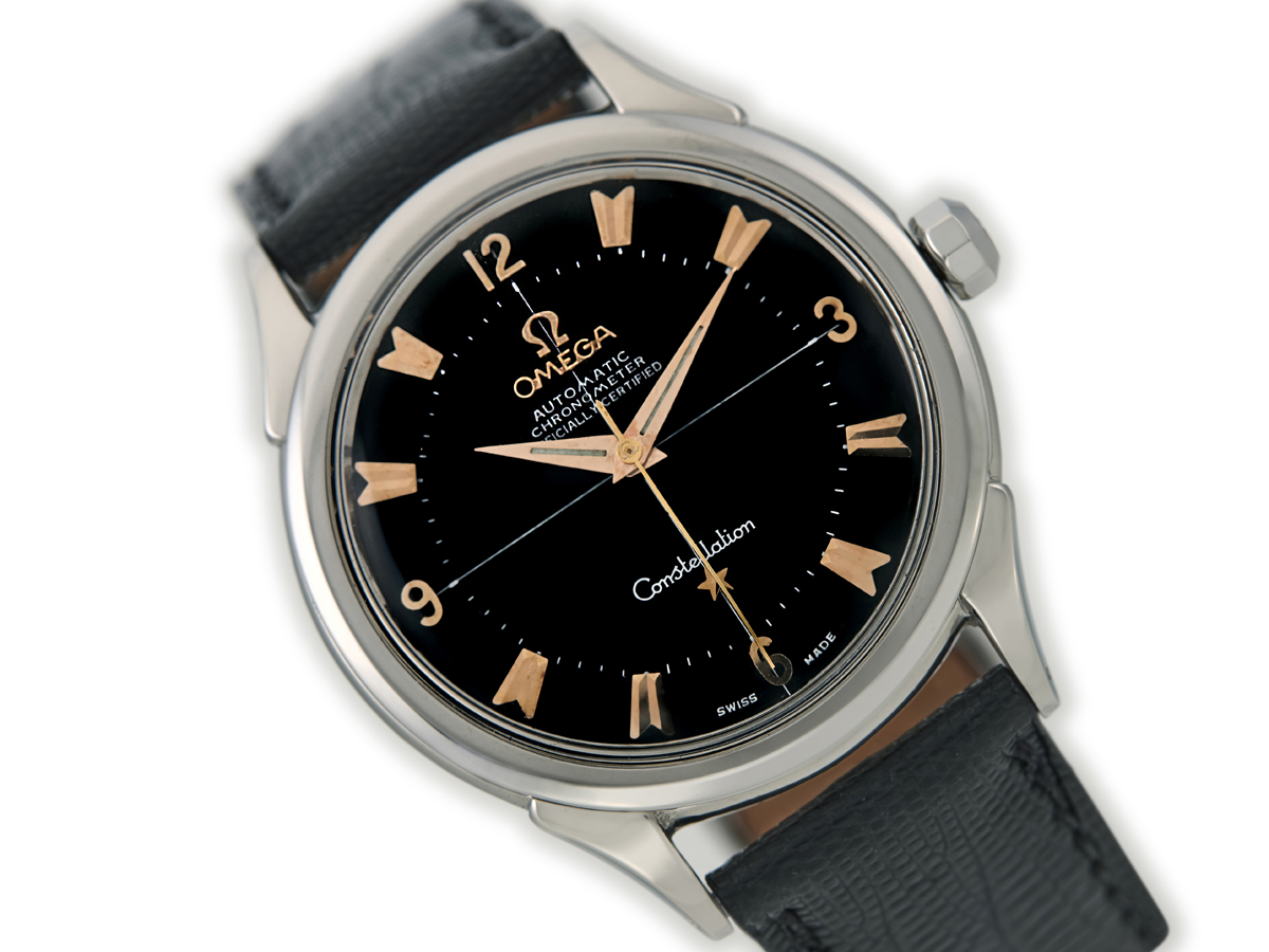 Omega constellation hotsell black face