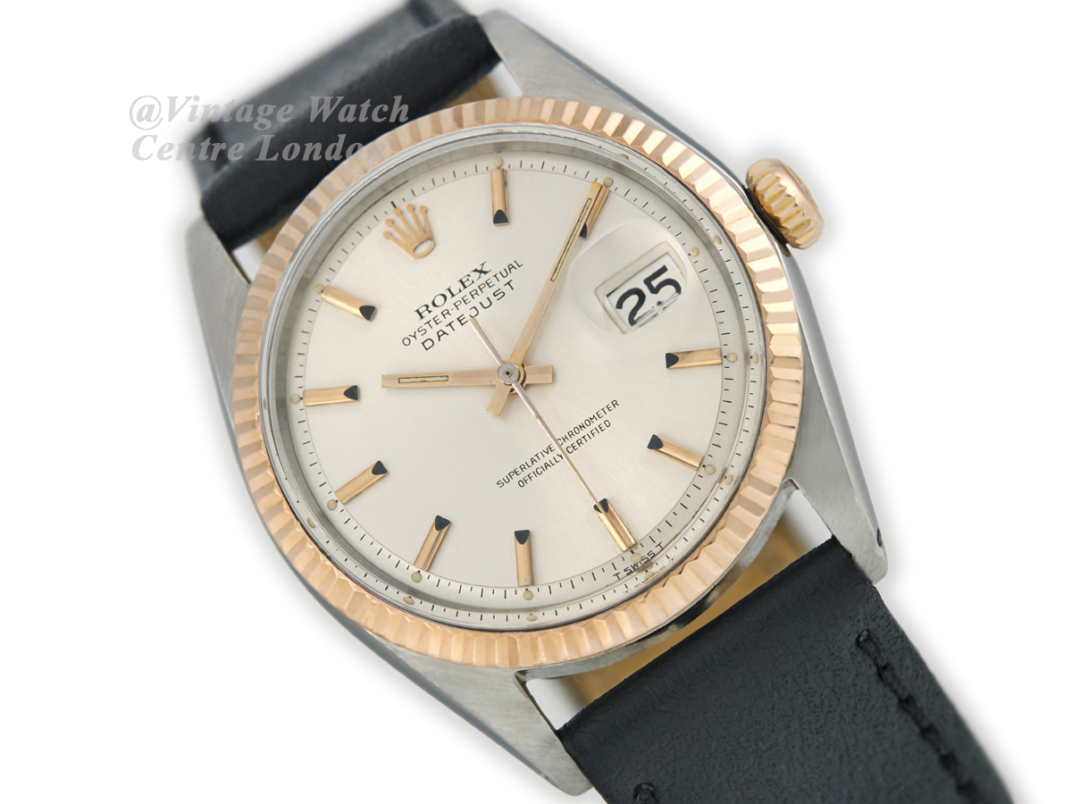 Rolex Oyster Perpetual Datejust Ref.1601 1970 Steel \u0026 Pink Gold | Vintage  Watch Centre